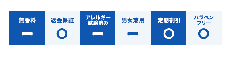 定期割引/返金保証/パラベンフリー/