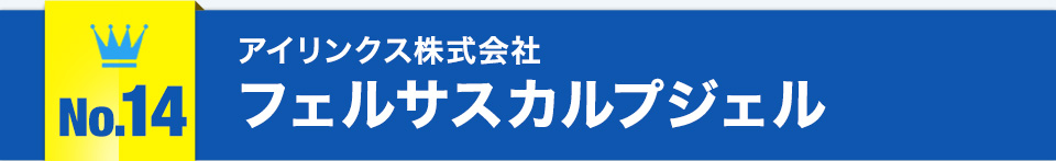 No.14アイリンクス株式会社 フェルサスカルプジェル
